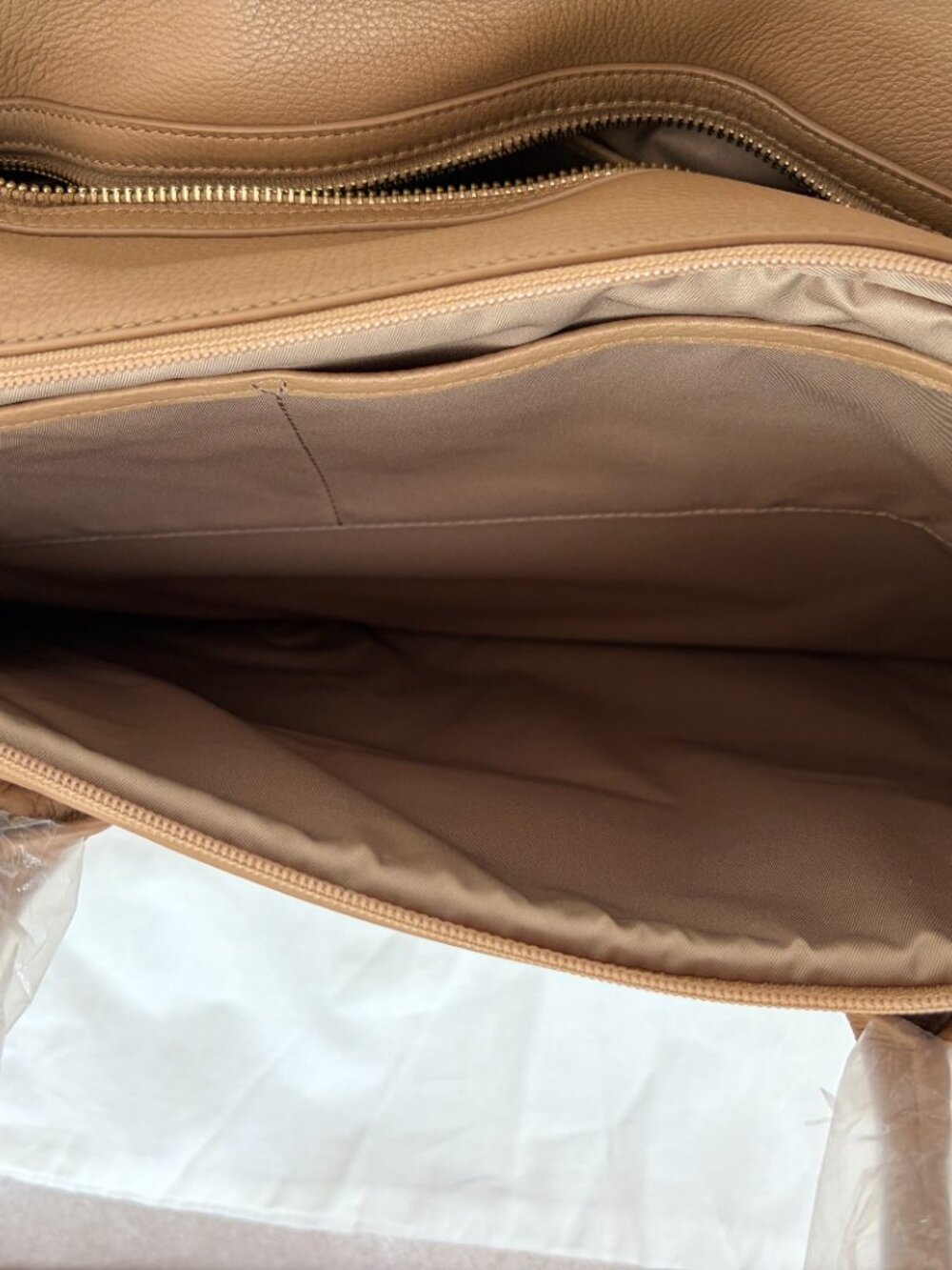 Leatherology Harwood Weekender in Camel Leather Grain Unisex NIB MSRP $435 - Picture 10 of 10
